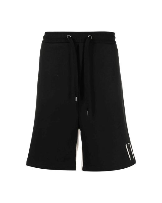 Valentino Black Casual Shorts for men