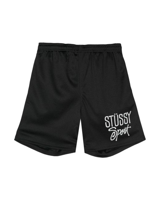 Stussy Black Casual Shorts for men