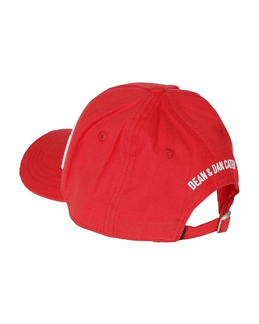 DSquared² Red Caps for men