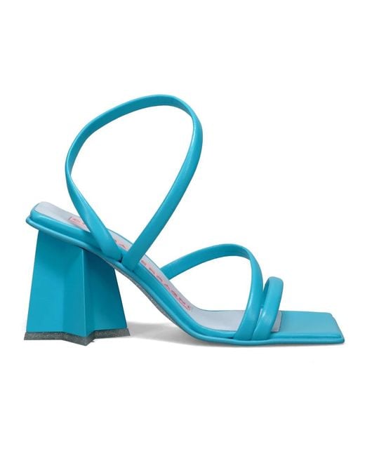 Chiara Ferragni Blue High Heel Sandals