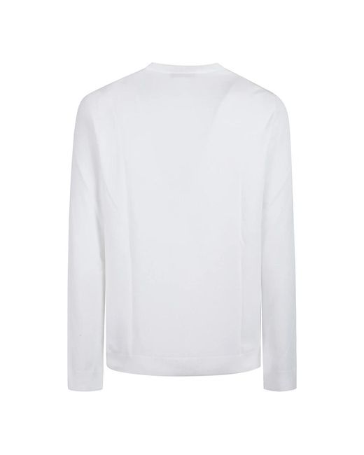 Fay Stilvoller Strickpullover in White für Herren