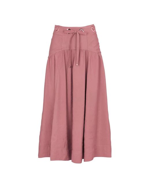 Ba&sh Pink Jupe Donia