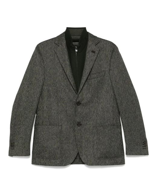 Corneliani Gray Blazers for men