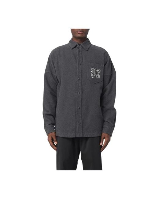 Light Jackets Palm Angels de hombre de color Gray