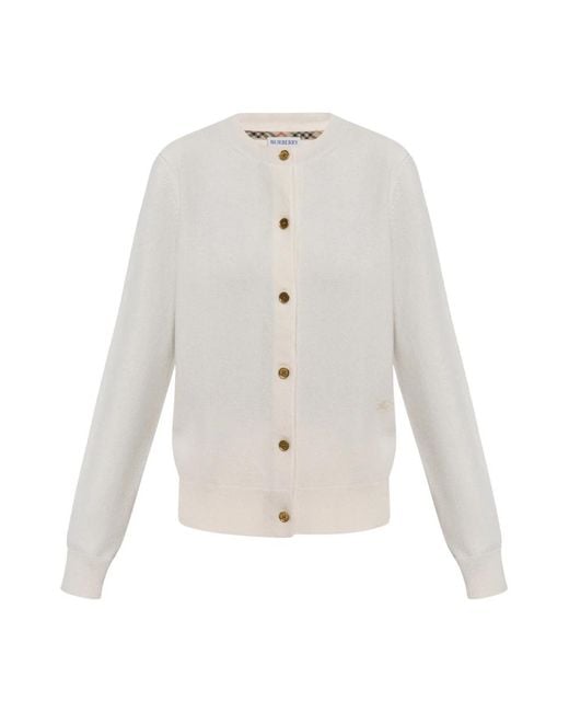 Cardigans Burberry de color White