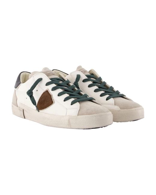 Philippe Model White Sneakers for men