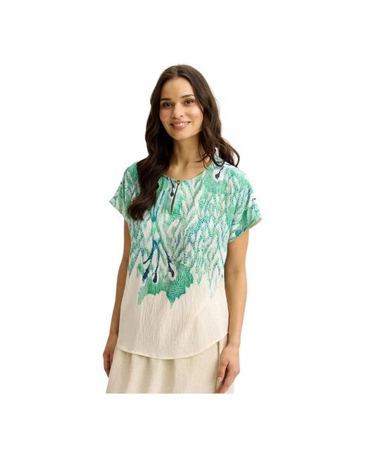 Blouses iN FRONT en coloris Green