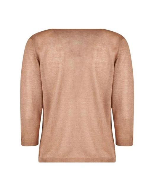Knitwear > v-neck knitwear Zanone en coloris Brown