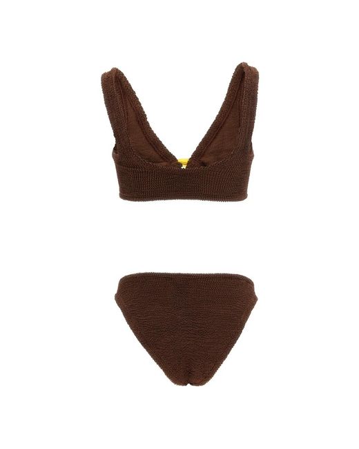 Hunza G Brown Bikinis