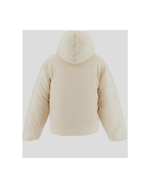 Jacquemus Jassen ,Wit ,Polyamide Pufferjas in het Natural voor heren