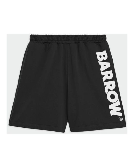 Barrow Black Casual Shorts for men