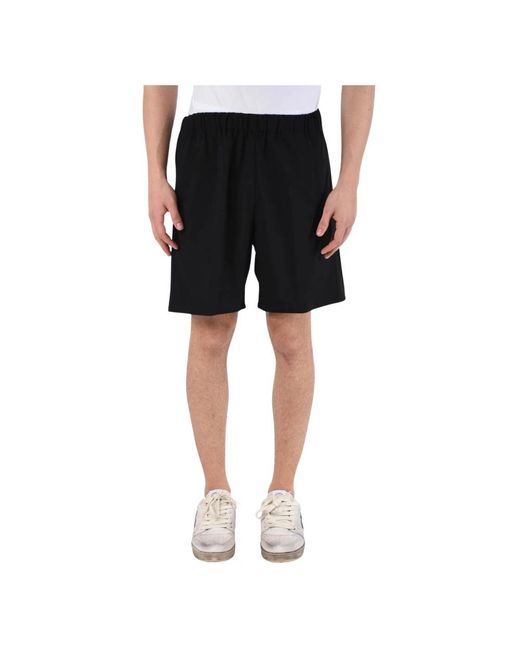Mauro Grifoni Black Casual Shorts for men