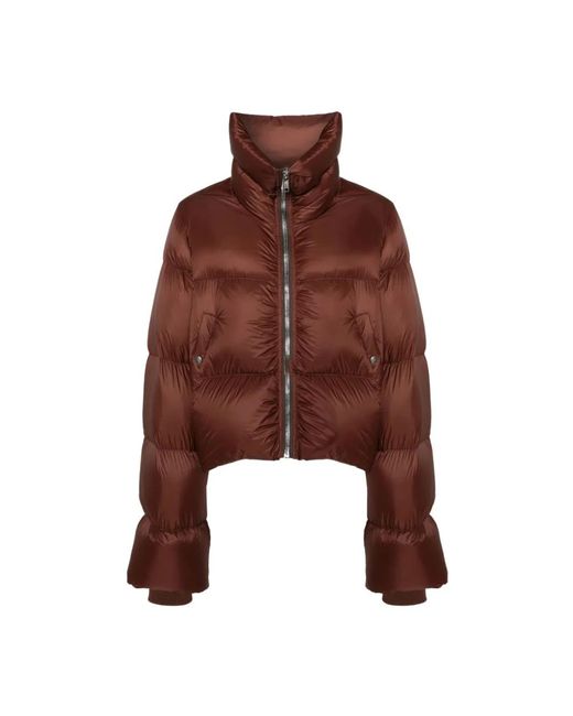 Rick Owens Brown Winter Jackets