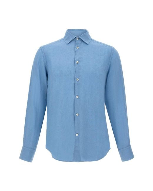 Mc2 Saint Barth Blue Casual Shirts for men