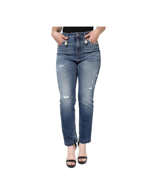 Dolce & Gabbana Blue Slim Fit Jeans