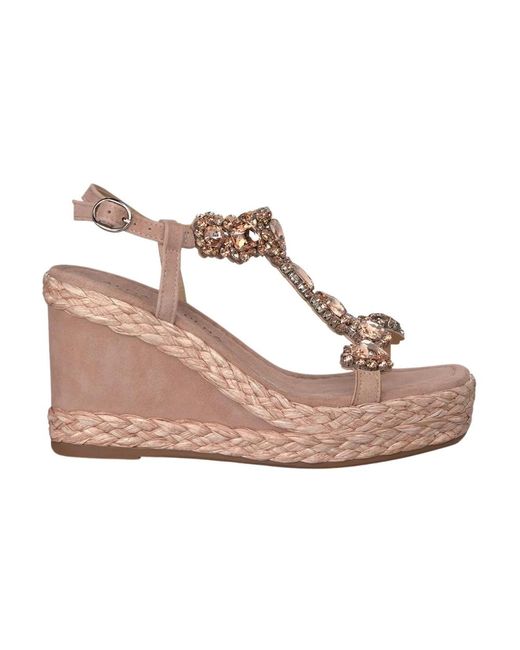 Wedges Alma En Pena. de color Pink