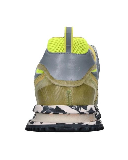 HIDNANDER Yellow Sneakers for men
