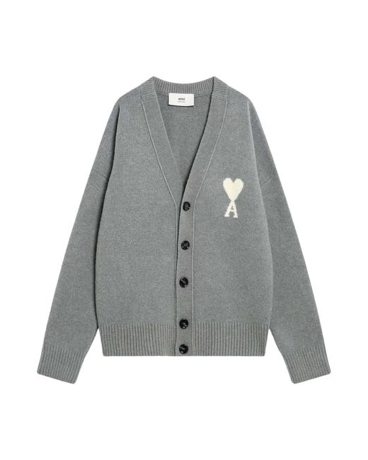 AMI Gray Cardigans for men