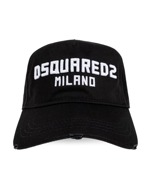 DSquared² Accessoires ,Zwart ,Katoen Baseball Cap in het Black voor heren