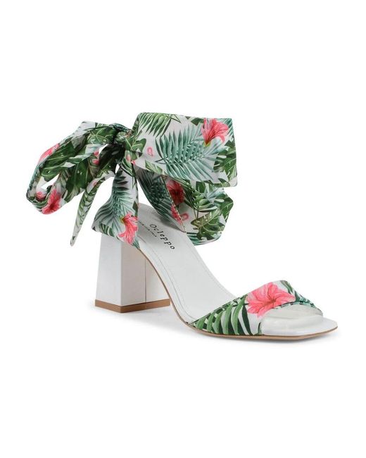 High Heel Sandals Dee Ocleppo de color Green