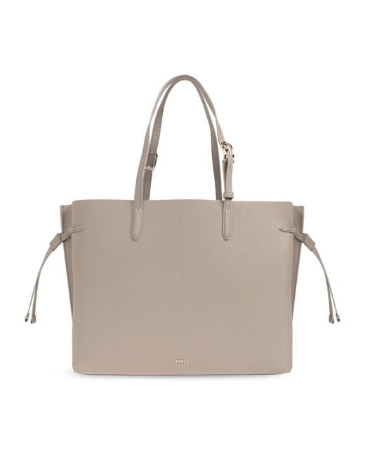 Furla Gray Tote Bags