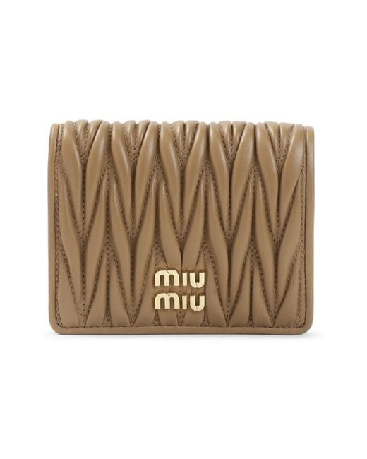 Miu Miu Metallic Wallets & Cardholders