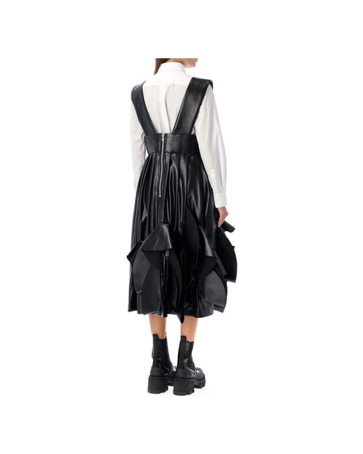 Midi Dresses Comme des Garçons de color Black