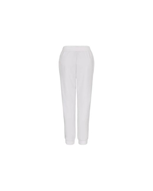 ARMANI EXCHANGE Broeken ,Wit ,Katoen Witte Jogger Broek Casual Stijl in het White