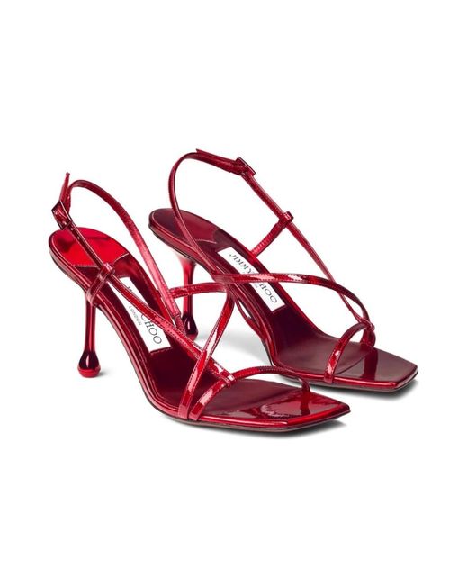 High Heel Sandals Jimmy Choo de color Red
