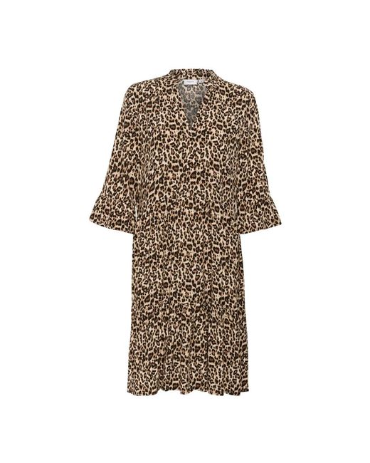 Saint Tropez Natural Short Dresses