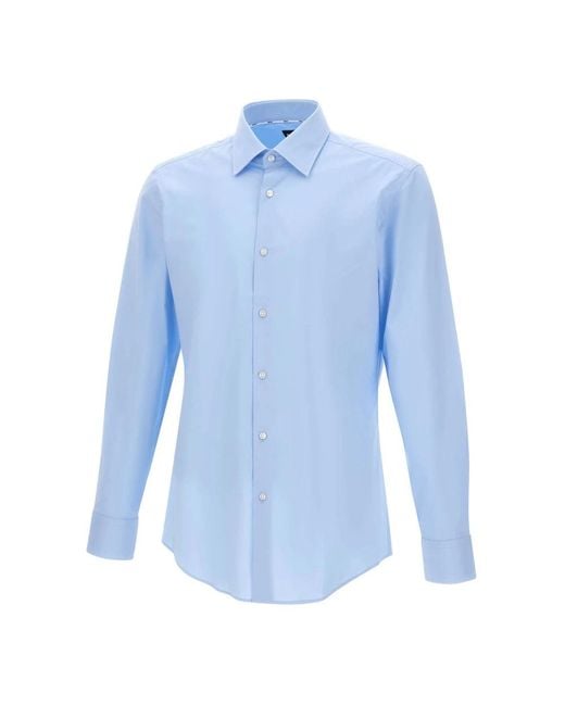 Boss Blue Formal Shirts for men
