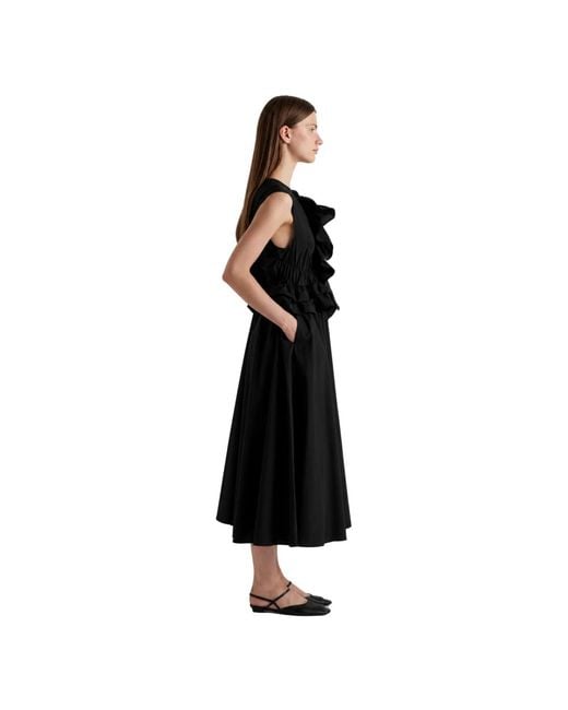 MEIMEIJ Black Midi Dresses