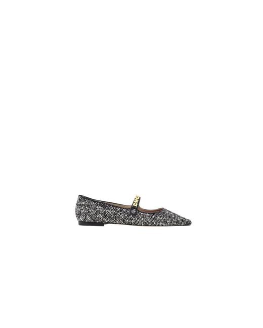 Carolina Herrera White Ballerina Shoes
