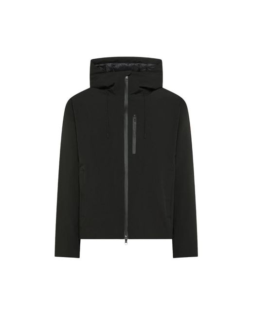 Sun 68 Jassen ,Zwart ,Polyester Soft Shell Jacket in het Black voor heren