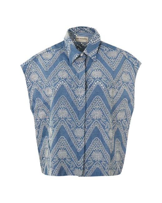 Blouses & shirts > shirts Roy Rogers en coloris Blue