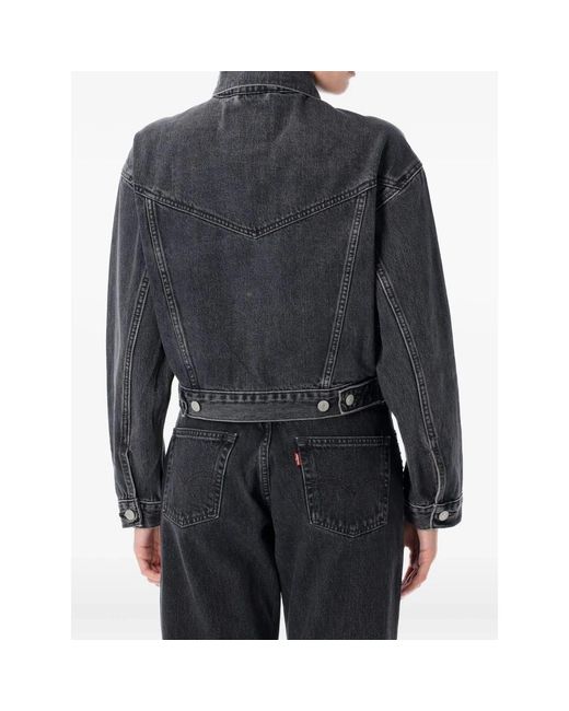 Levi's Black Denim Jackets