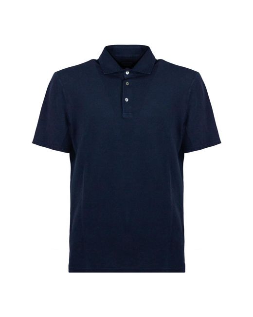 Fedeli Blue Polo Shirts for men