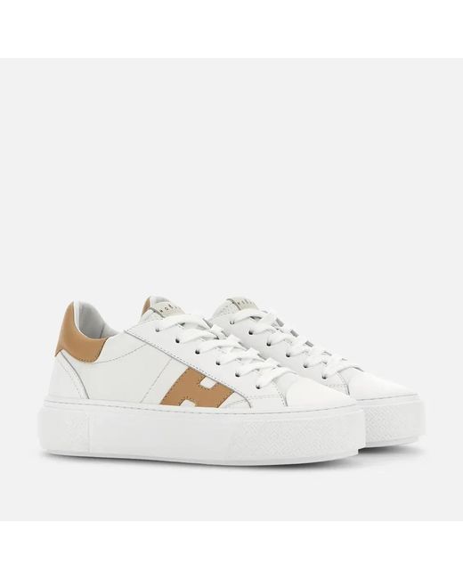 Hogan White Flache Sneakers