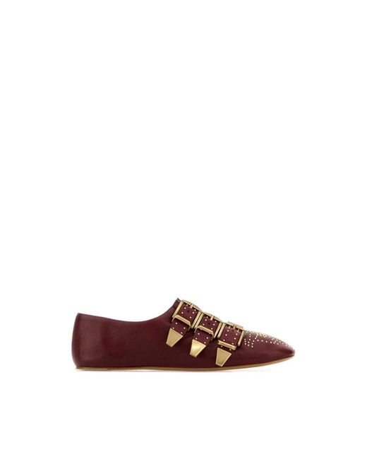 Chloé Brown Ballerina Shoes