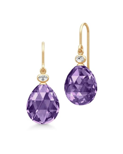 Earrings Julie Sandlau de color Purple