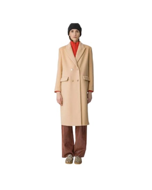 Forte Forte Natural Double-Breasted Coats