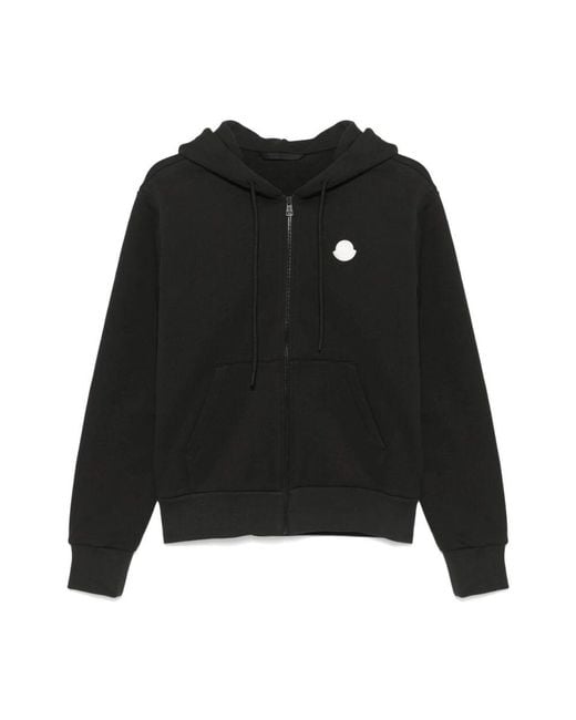 Moncler Black Zip-Throughs for men
