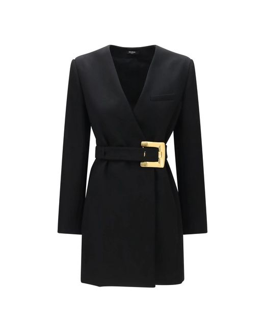 Short Dresses Balmain de color Black