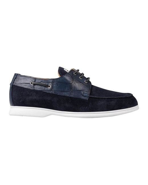 Kiton Blue Sailor Shoes for men