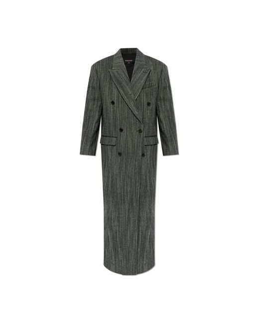 Double-Breasted Coats DSquared² en coloris Gray