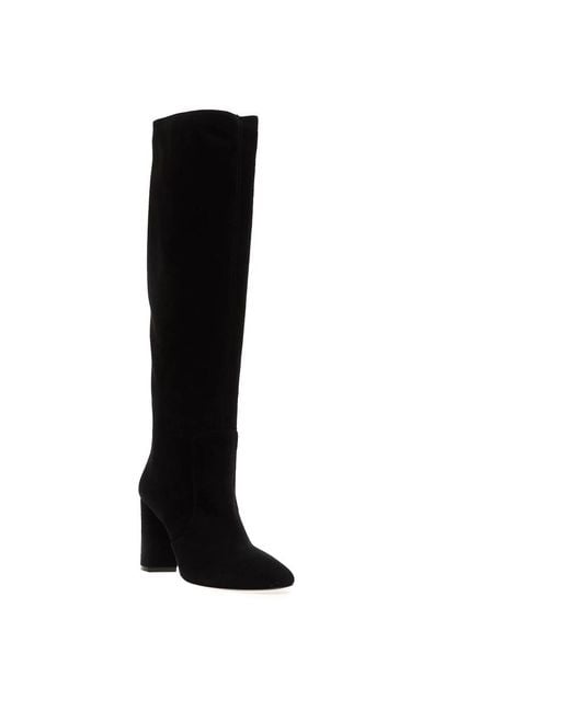 Via Roma 15 Black Heeled Boots