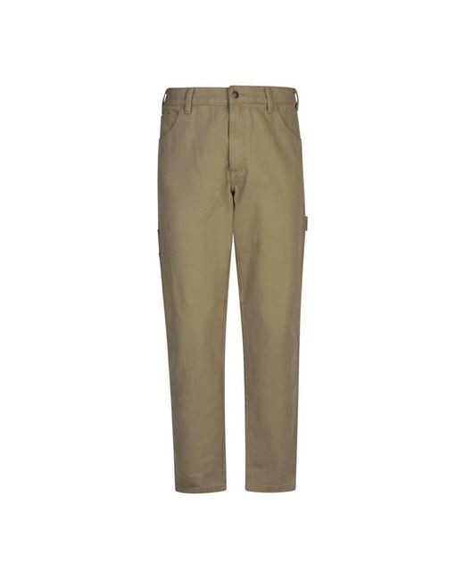 Dickies Green Slim-Fit Trousers for men