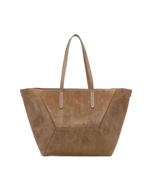 Brunello Cucinelli Brown Einkaufstasche