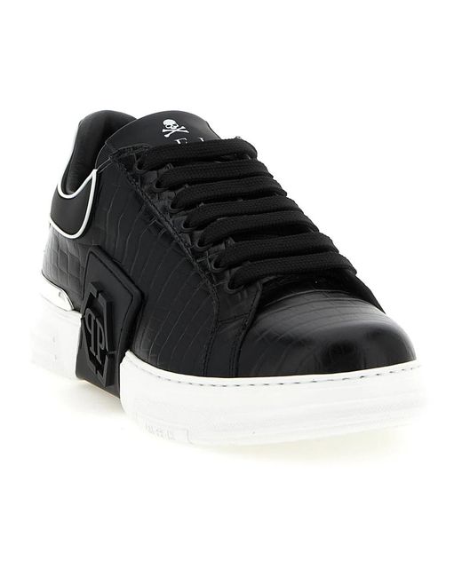 Philipp Plein Black Sneakers for men