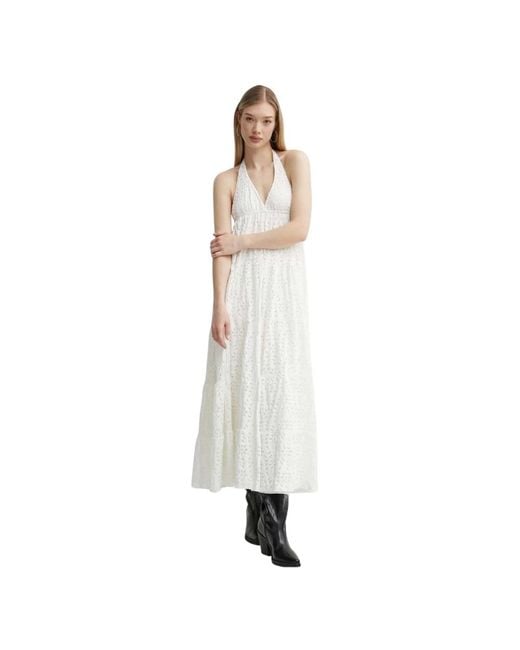 Desigual Toronto Maxi Jurk in het White